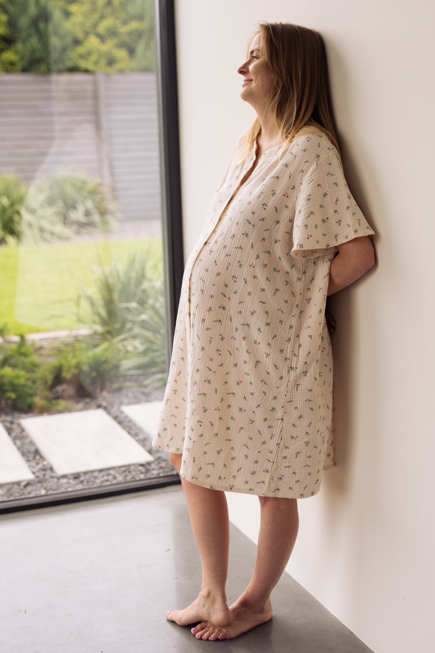 Koszula ciążowa i porodowa Maria Flowers