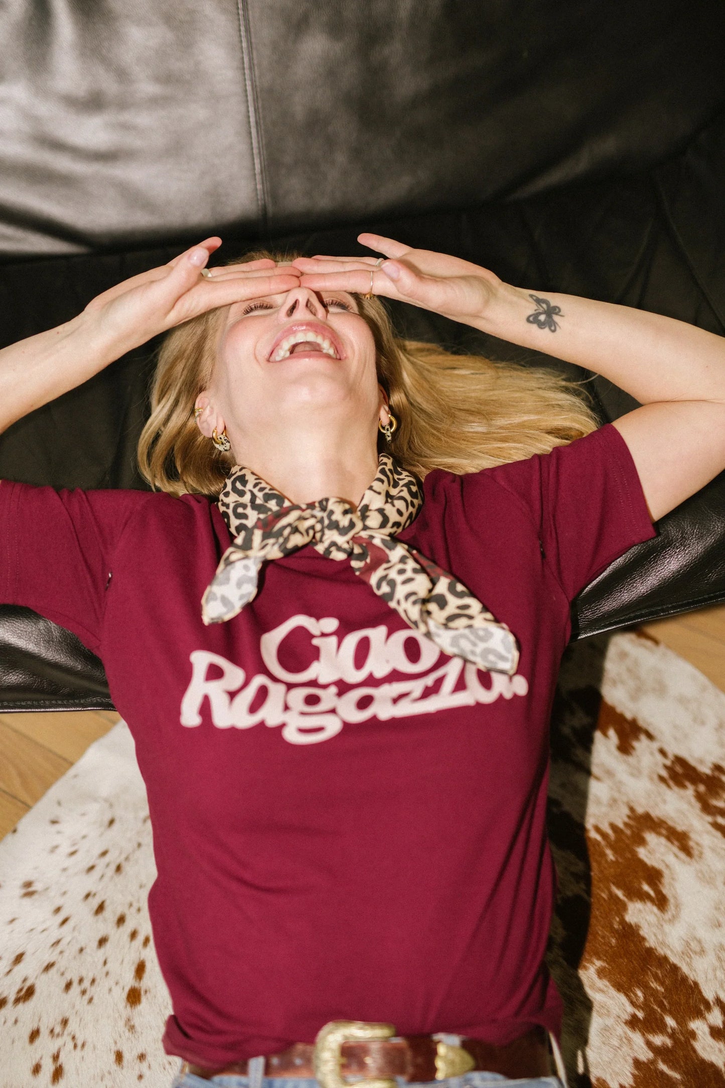 T-shirt Helen Ciao Ragazza Bordo - candelaclothes
