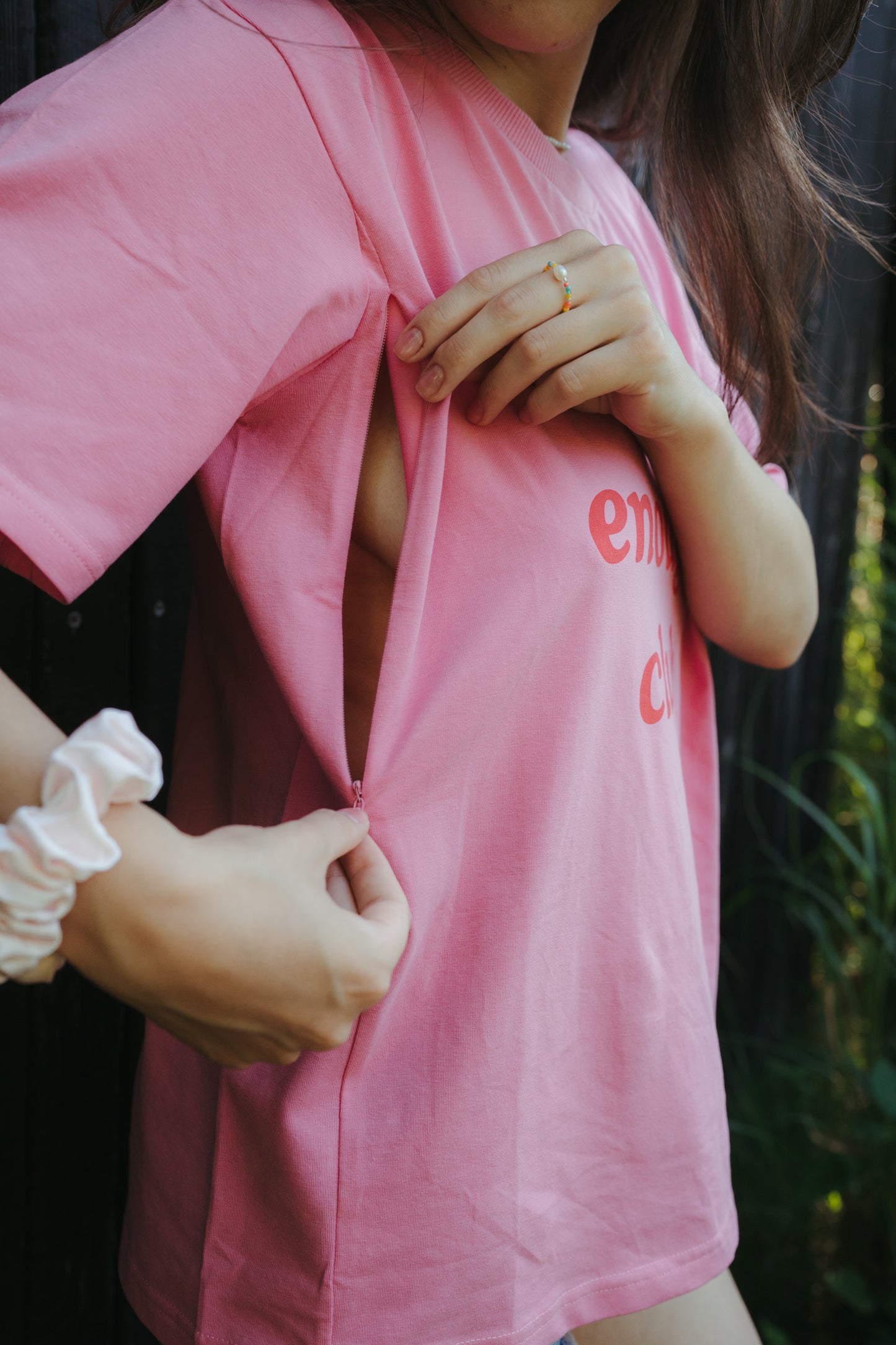 T-shirt do karmienia Lily Good Enough Club Rosebloom