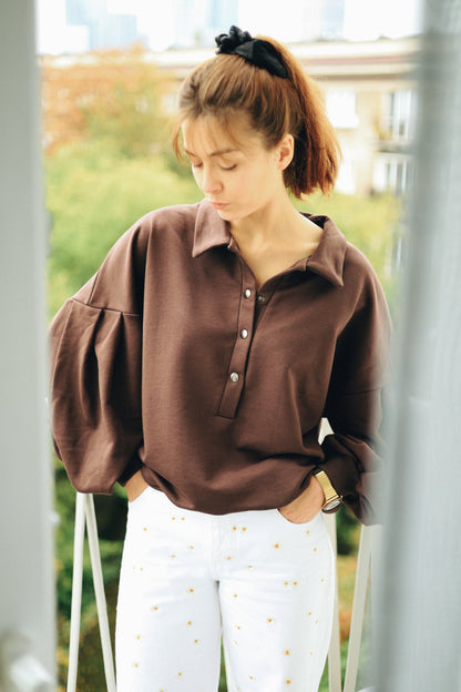 Bluza Natalie Chocolate