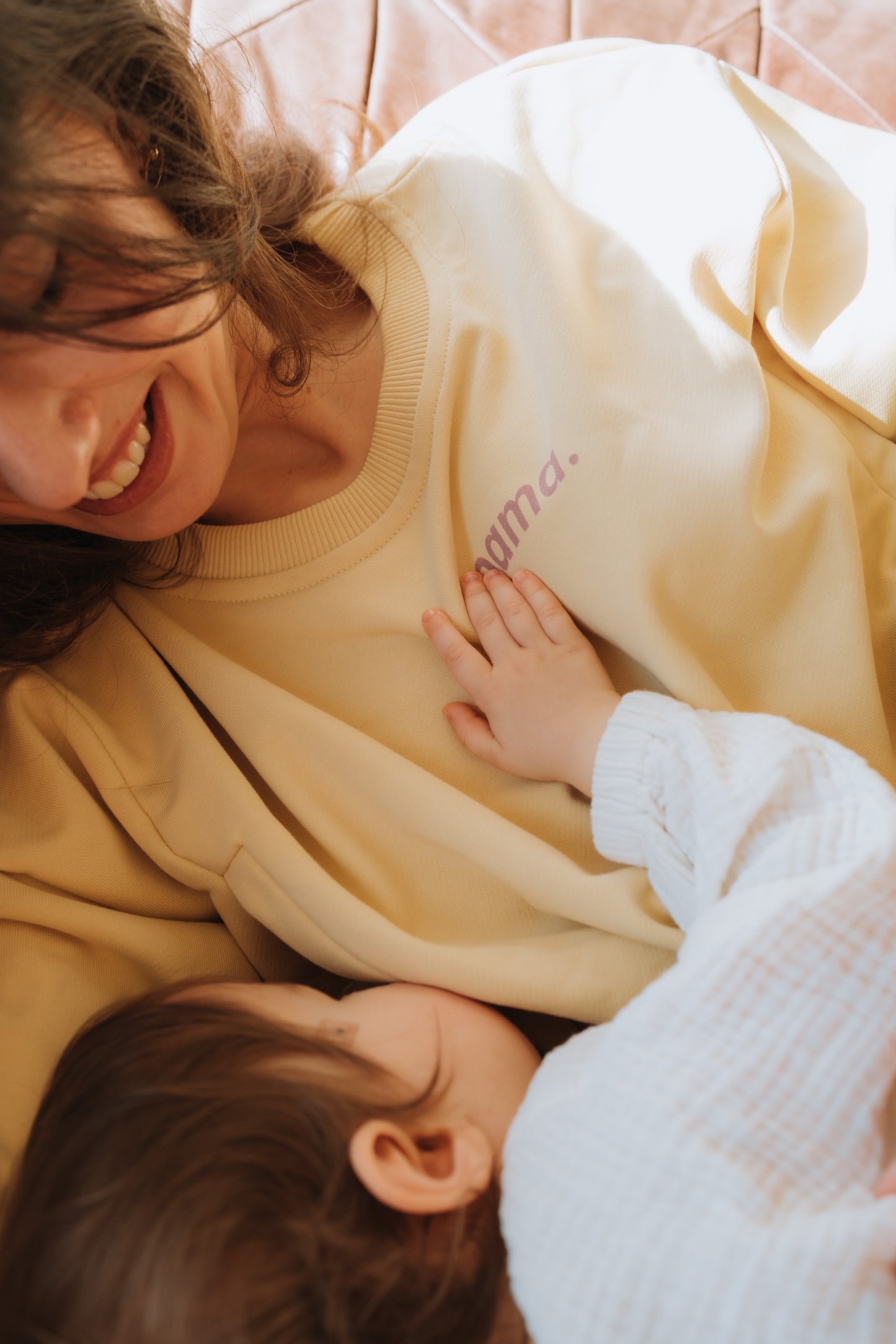 Bluza Melanie bananowa mama.