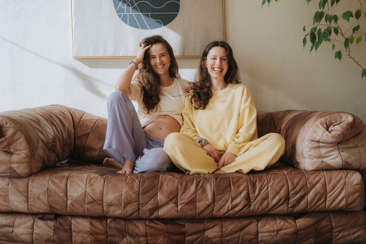 Bluza Melanie bananowa mama.